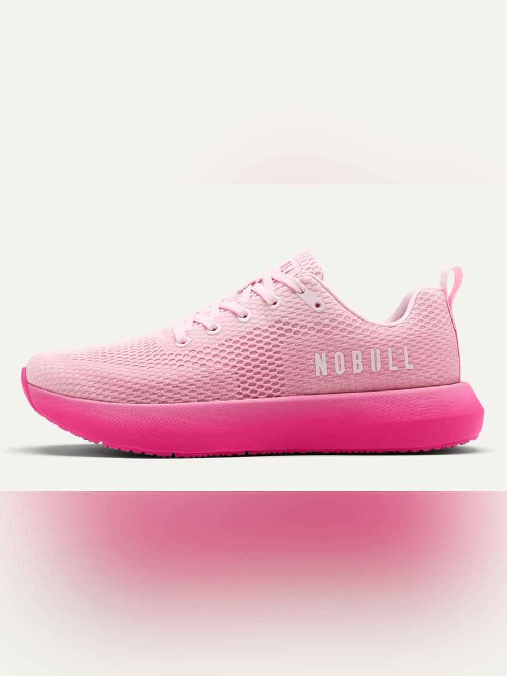 NOBULL Women's Bubblegum Pink Mesh Trainer